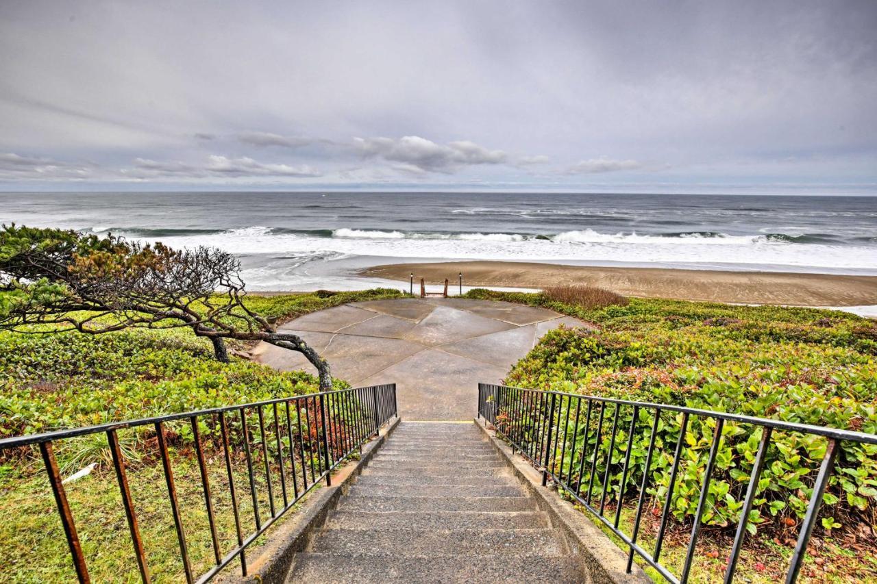 Lincoln City Oceanfront Condo, Near Lincoln Beach! Exterior foto